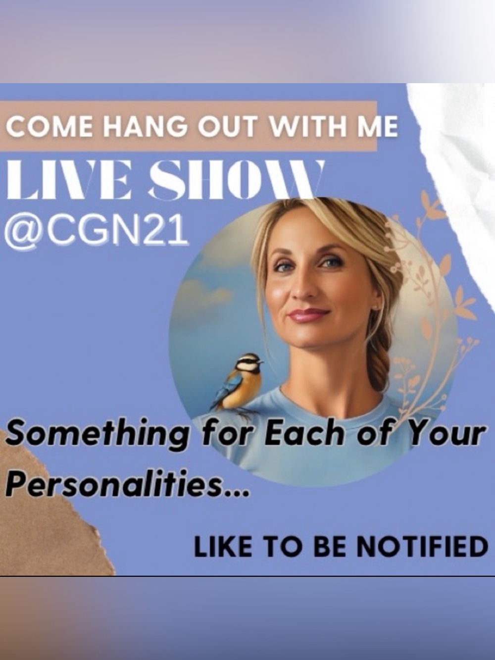 !LIVE FLYER! For Each of your Personalities - Live Show Flyer - Share Show